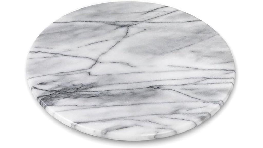 white marble lazy susan