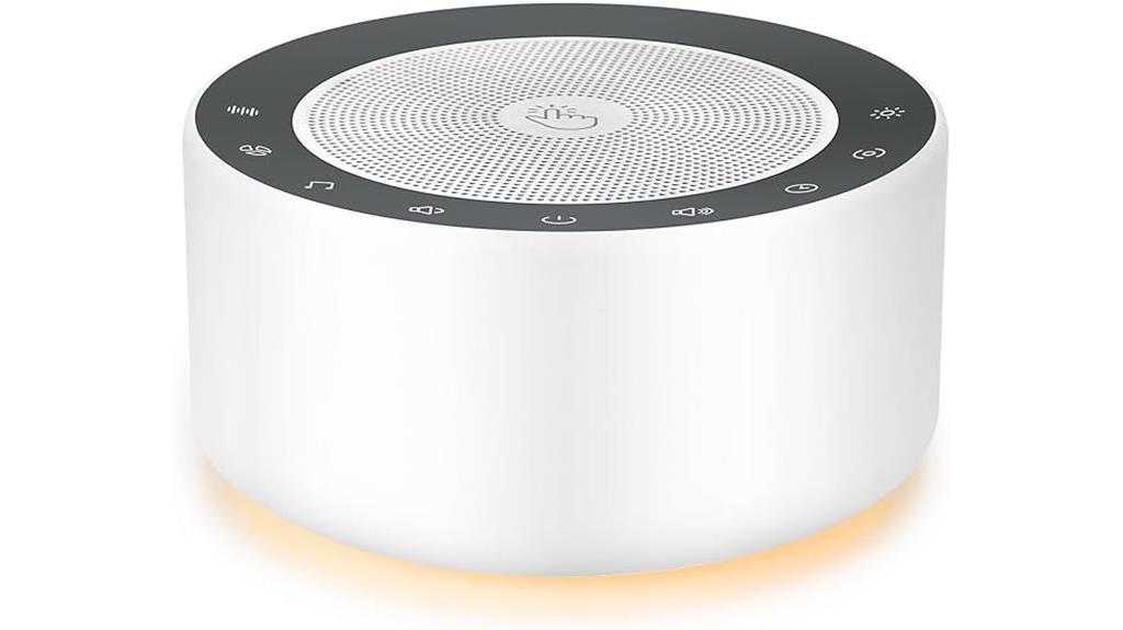 white noise nursery lamp
