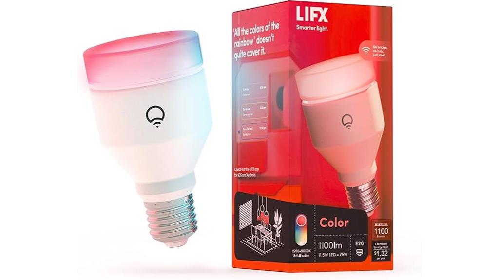 wi fi color led bulb