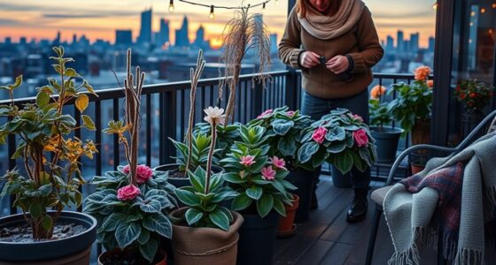 winterize your balcony plants