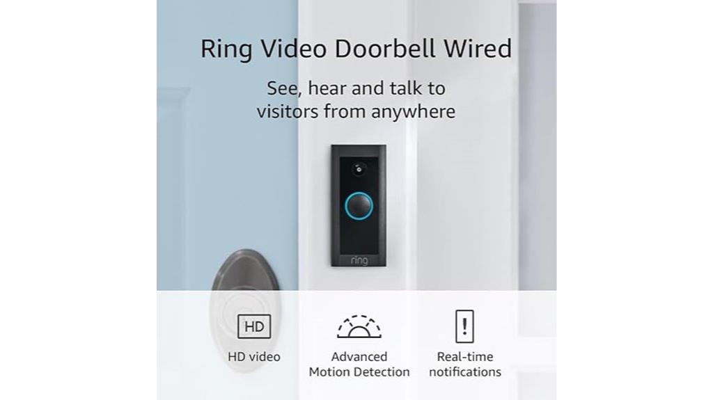 wired hd doorbell camera