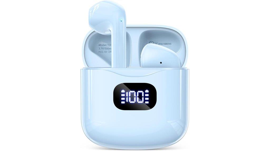 wireless bluetooth earbuds with charging