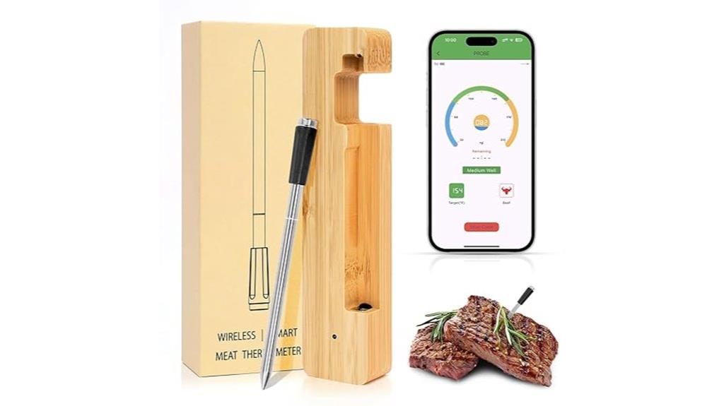 wireless bluetooth meat thermometer