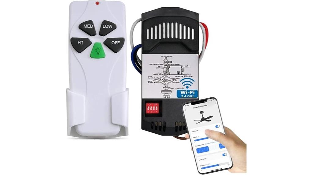 wireless ceiling fan control