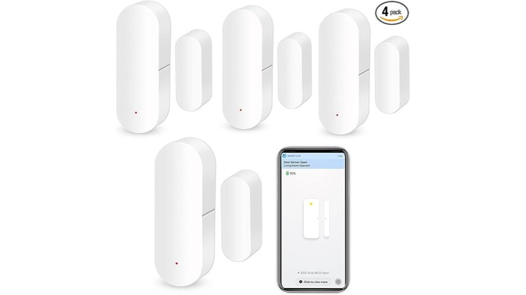 wireless security window sensor