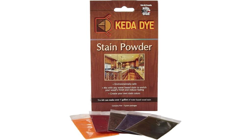 wood stain color kit