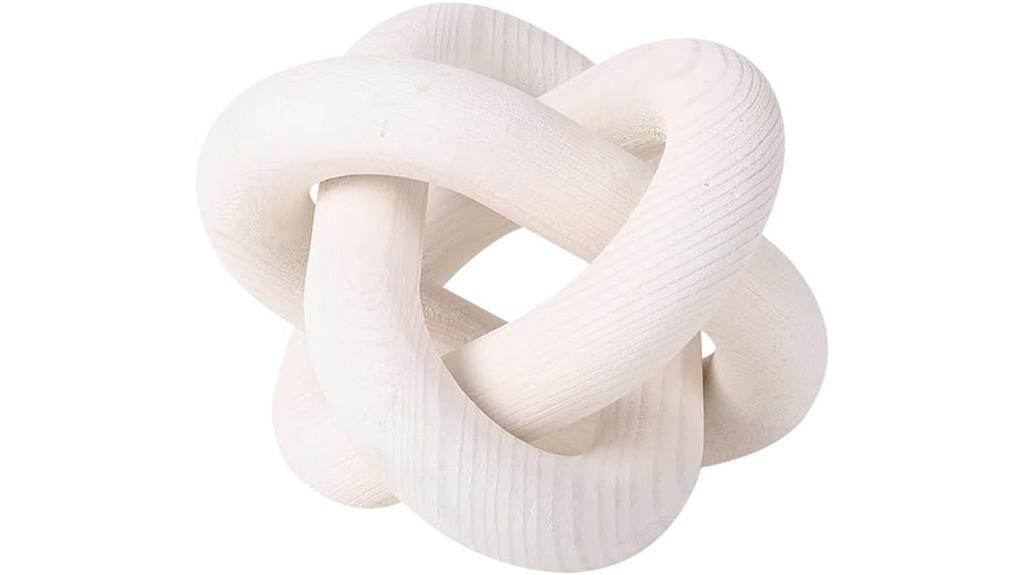 wooden knot chain decor