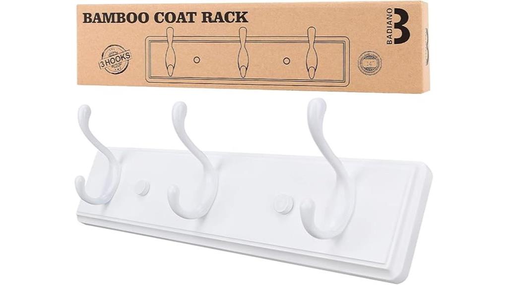 wooden wall coat rack