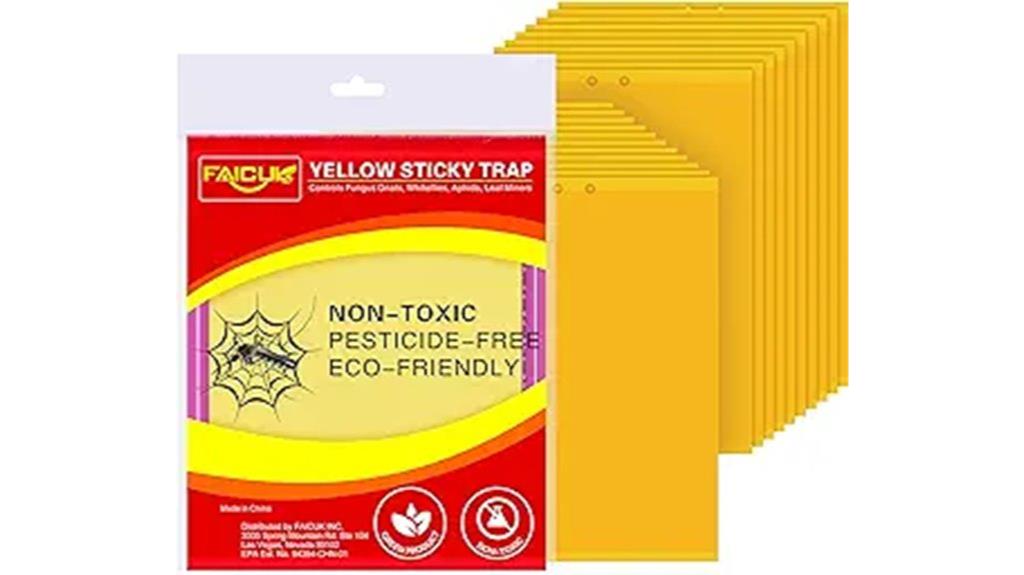 yellow sticky insect traps