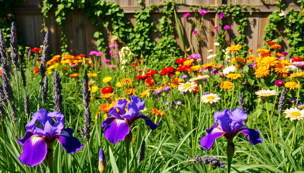Benefits of companion planting irises
