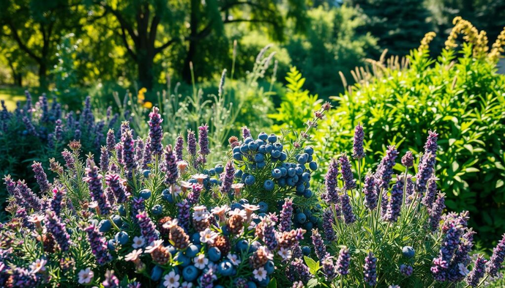 Best herbs for blueberry companion plants