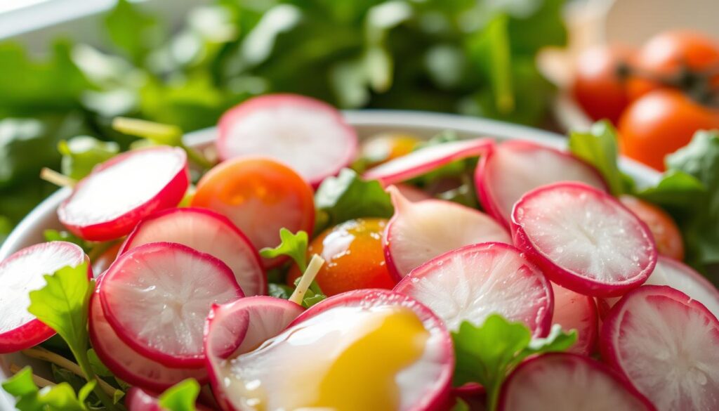 Using radishes in salads