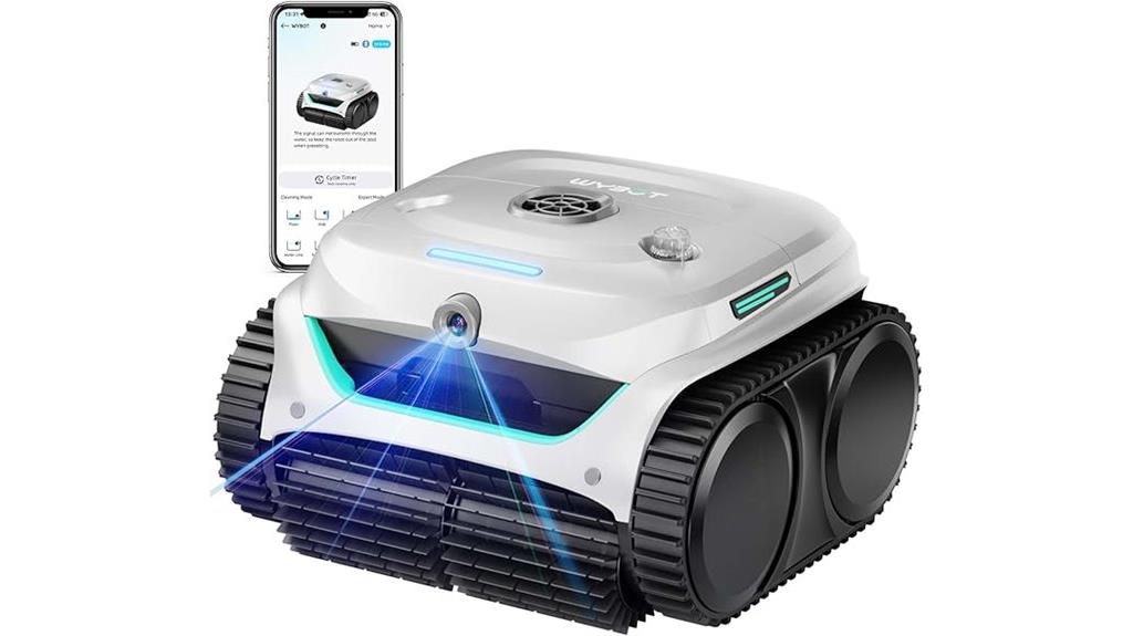 ai camera robotic pool vacuum