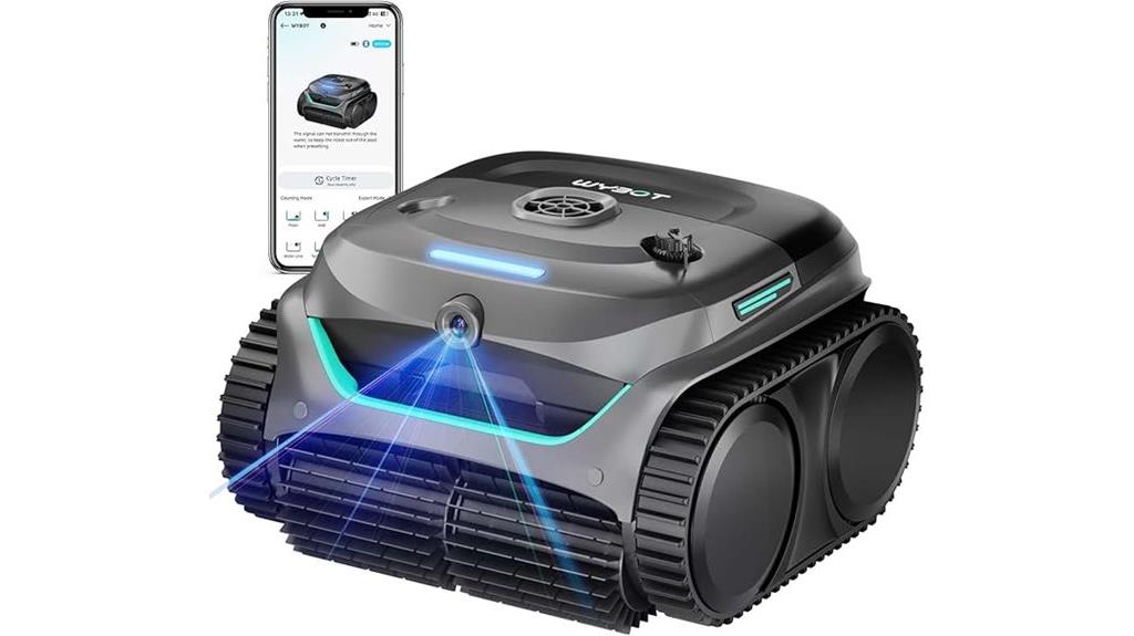 ai enabled robotic pool cleaner
