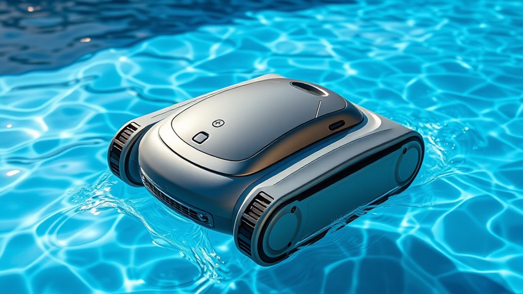 ai enabled robotic pool cleaners