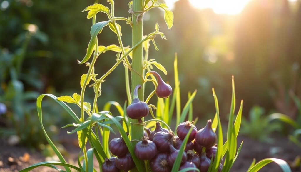 allium family impact on pole beans