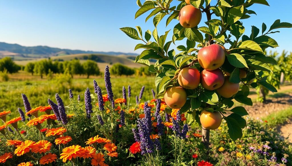 apple tree companion planting tips