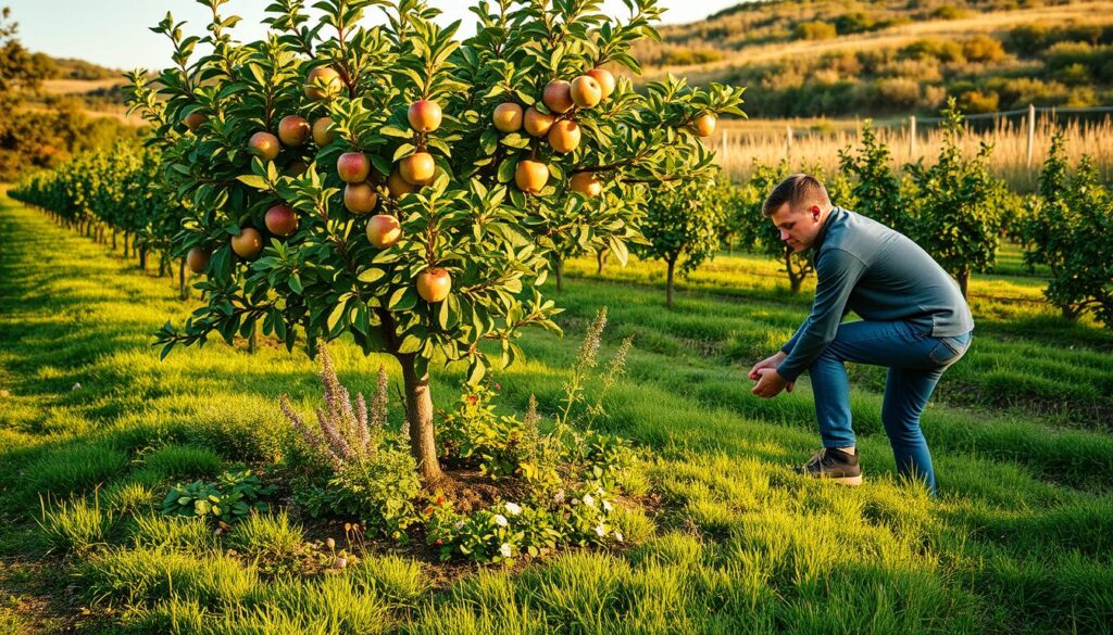 apple tree guild planting