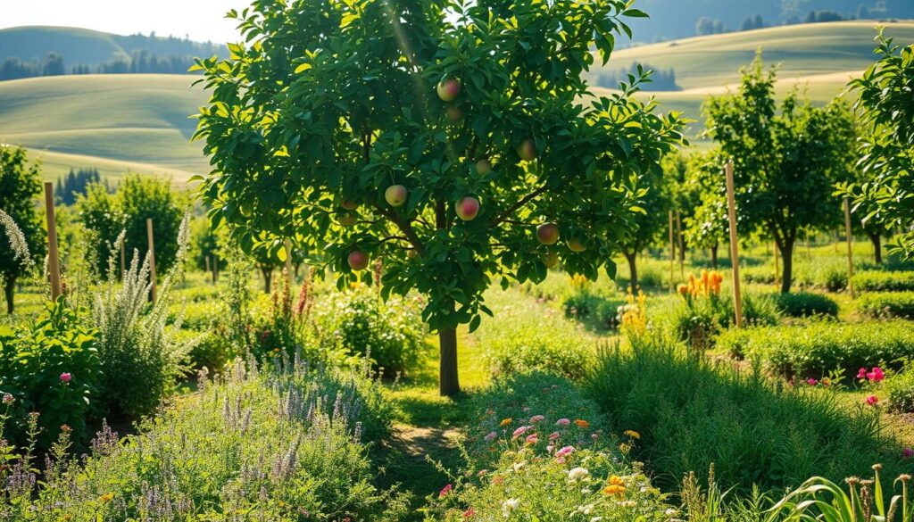 apple tree guild planting