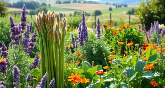 asparagus companion plants
