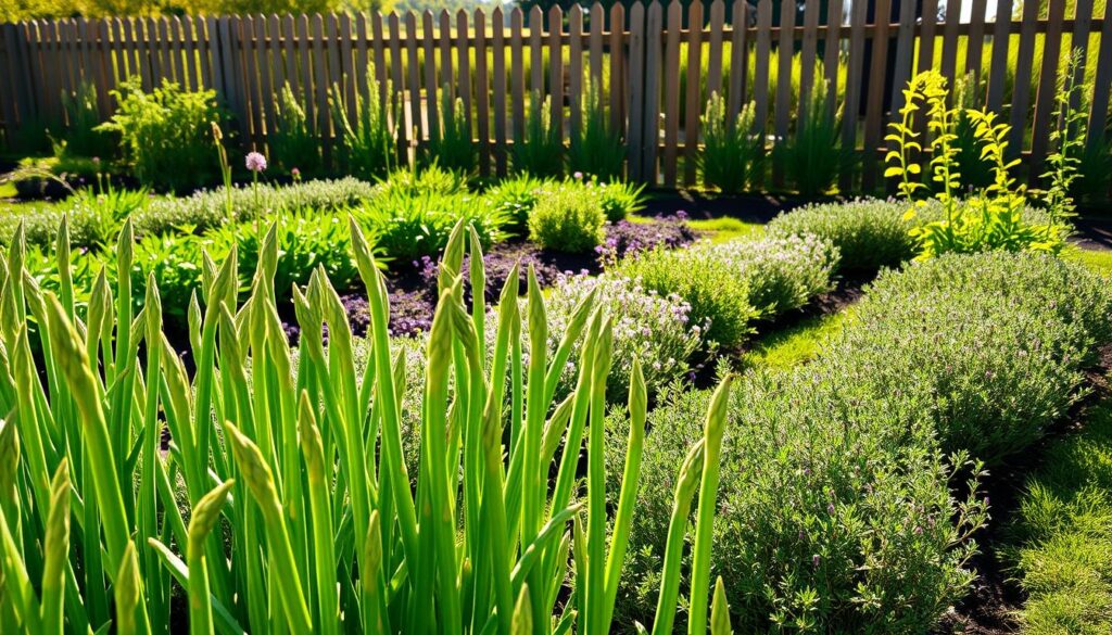 asparagus garden design