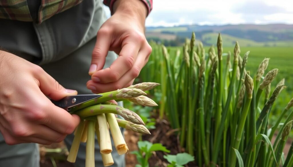 asparagus harvesting tips