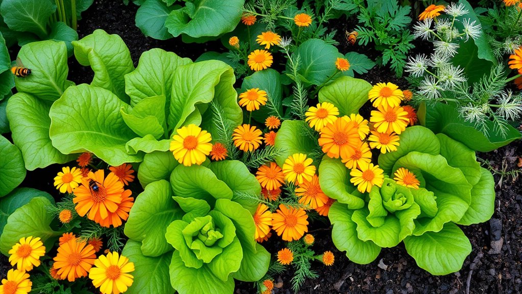 attract beneficial garden insects