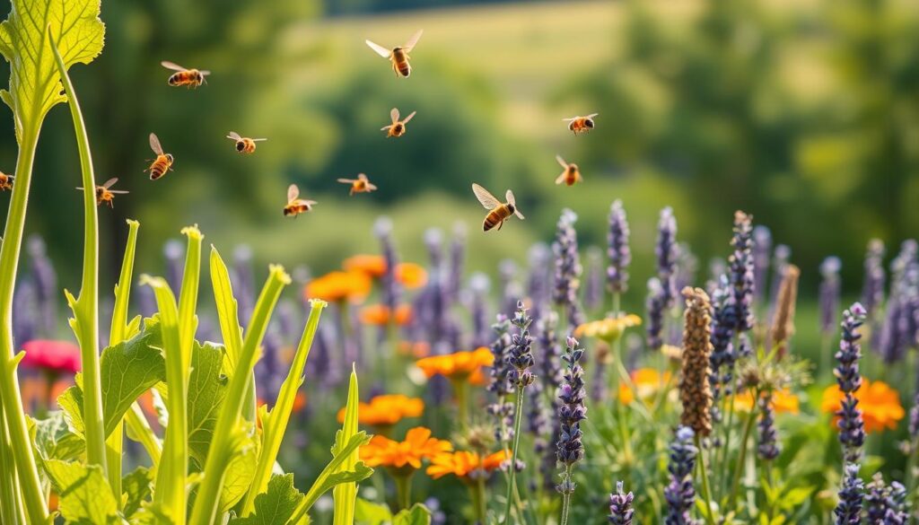 attracting beneficial insects to celery