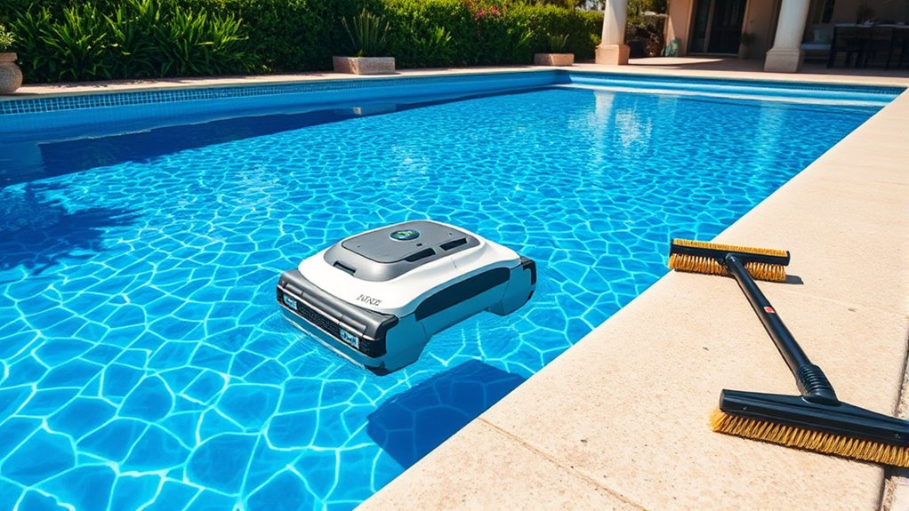 automated pool cleaning efficiency