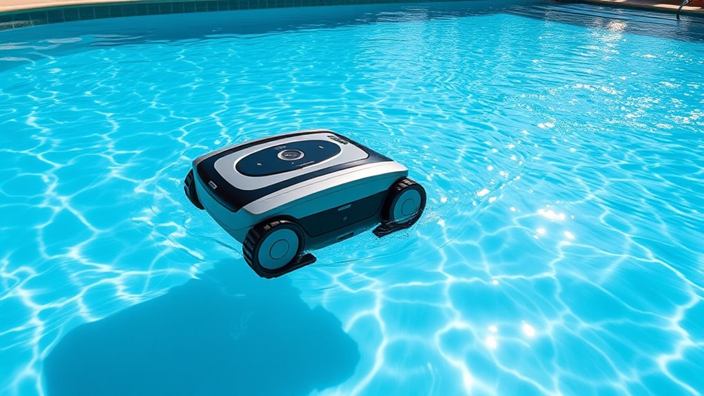 autonomous efficient pool cleaning