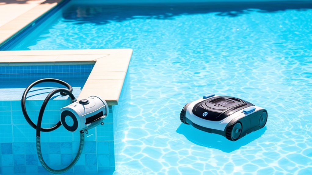 autonomous efficient pool cleaning