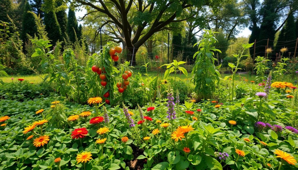 balanced garden ecosystem