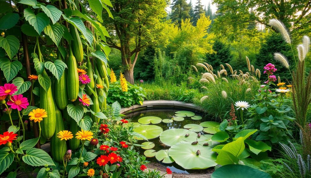 balanced garden ecosystem