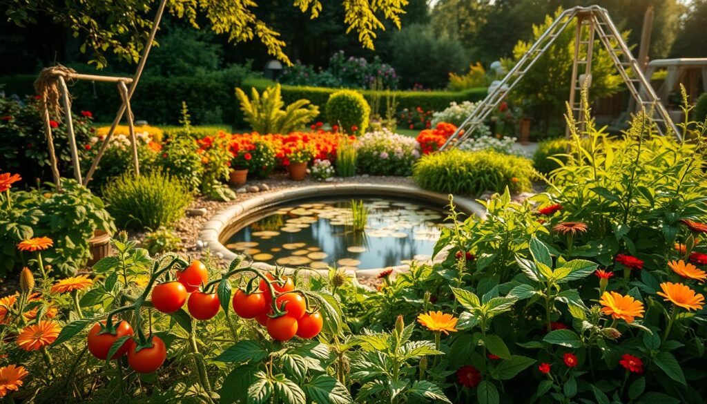 balanced garden ecosystem