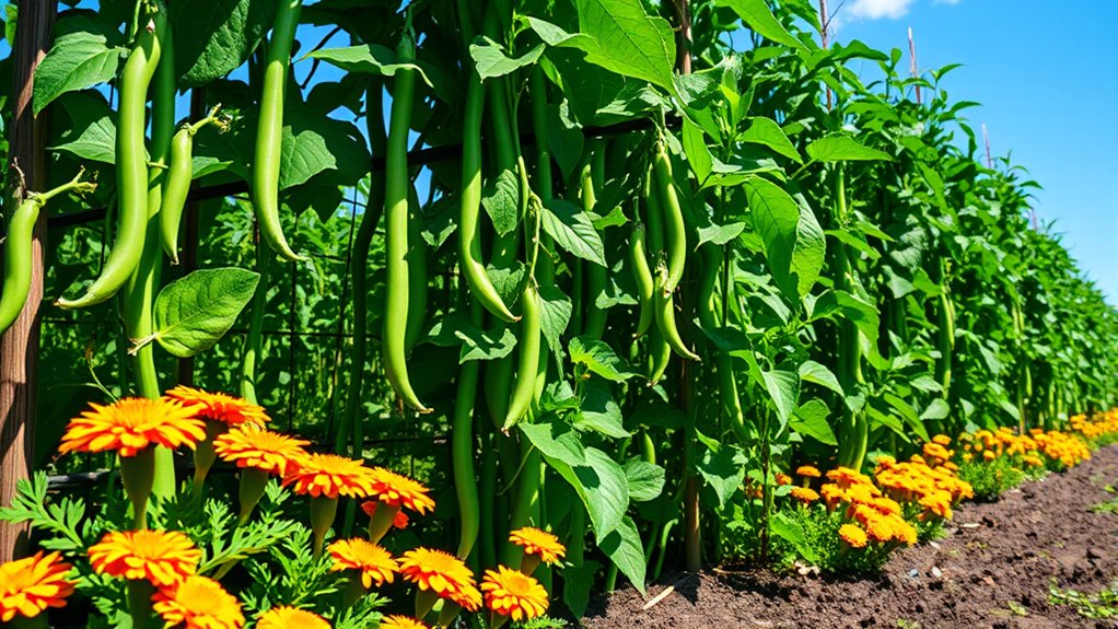 beans benefit from strategic planting
