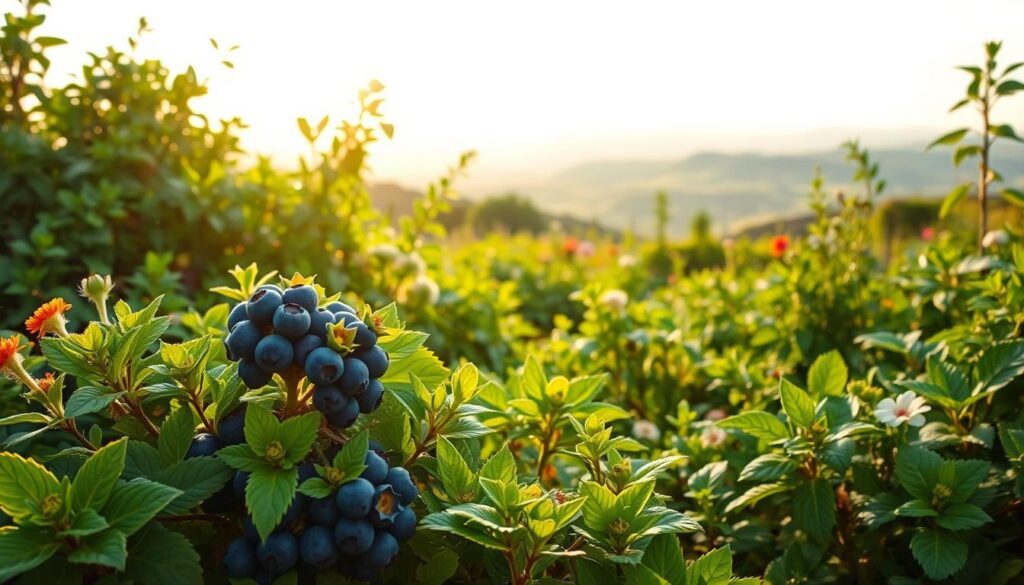 benefits of companion planting for blueberries