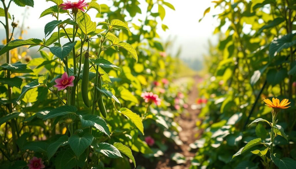 benefits of companion planting with bush beans