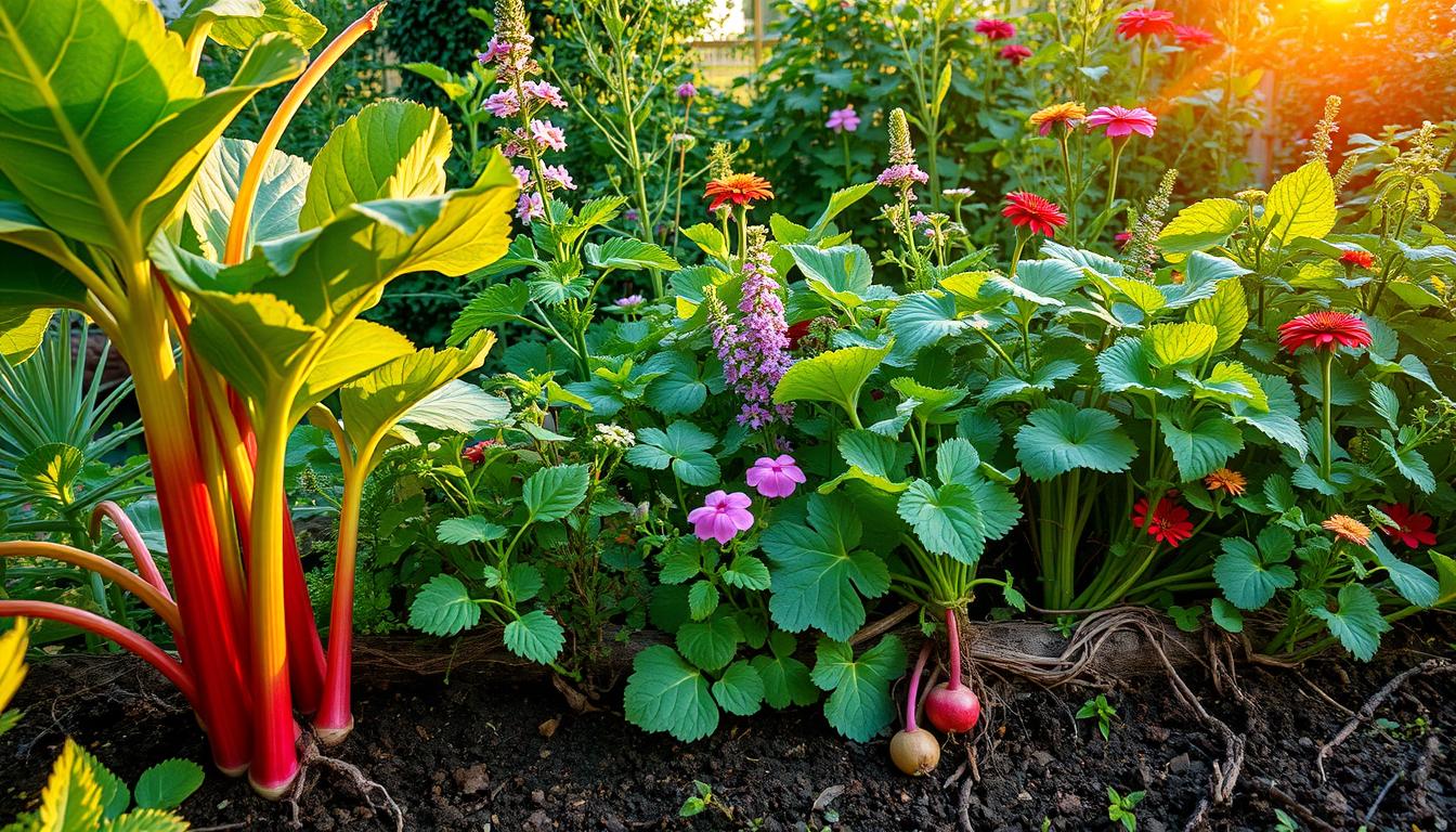 Boost Your Garden Rhubarb Companion Plants Guide