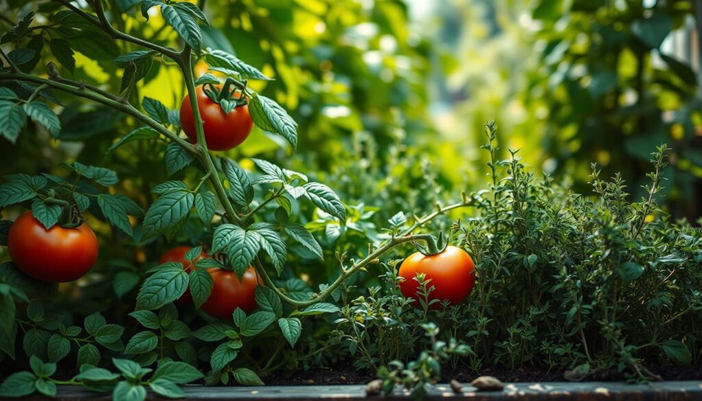 best companion herbs for tomatoes