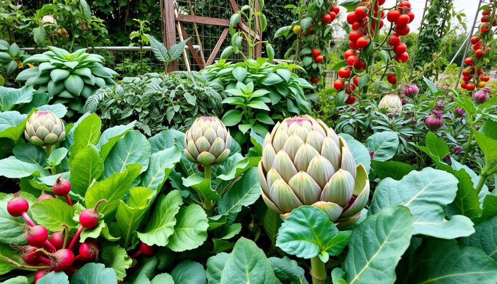 best companion plants for artichokes
