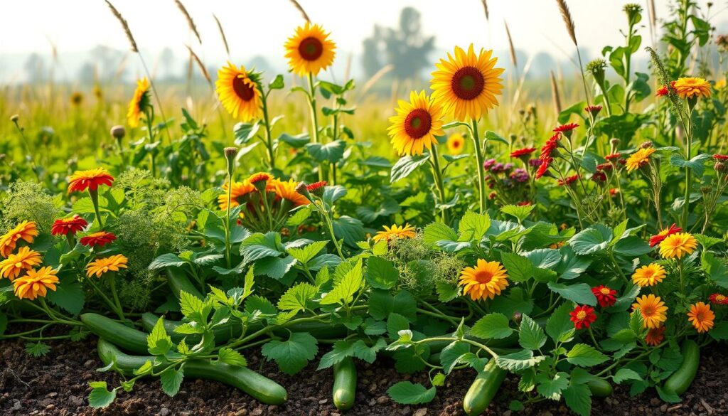 best companion plants for cucumbers