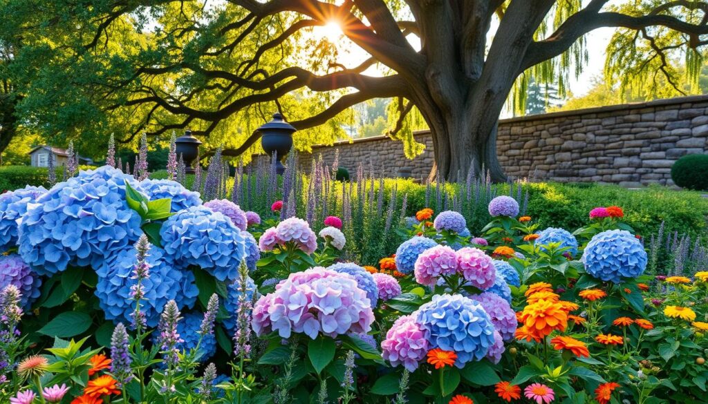 best companion plants for hydrangeas