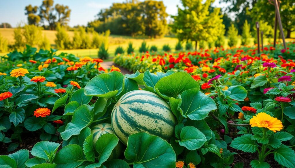 best companion plants for watermelon
