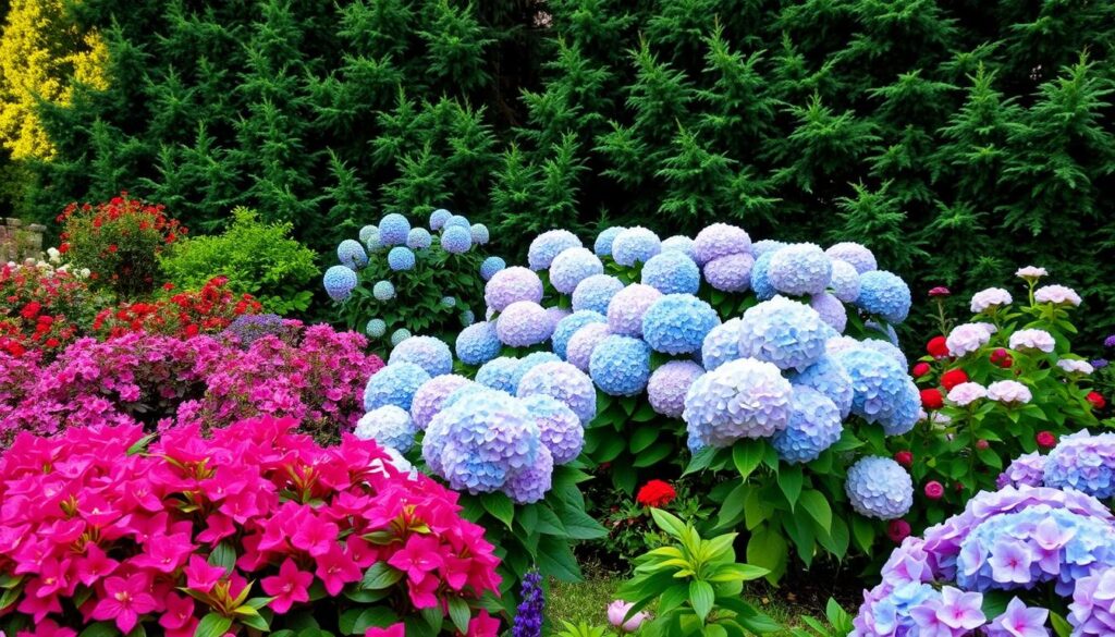 best plants to grow with hydrangeas