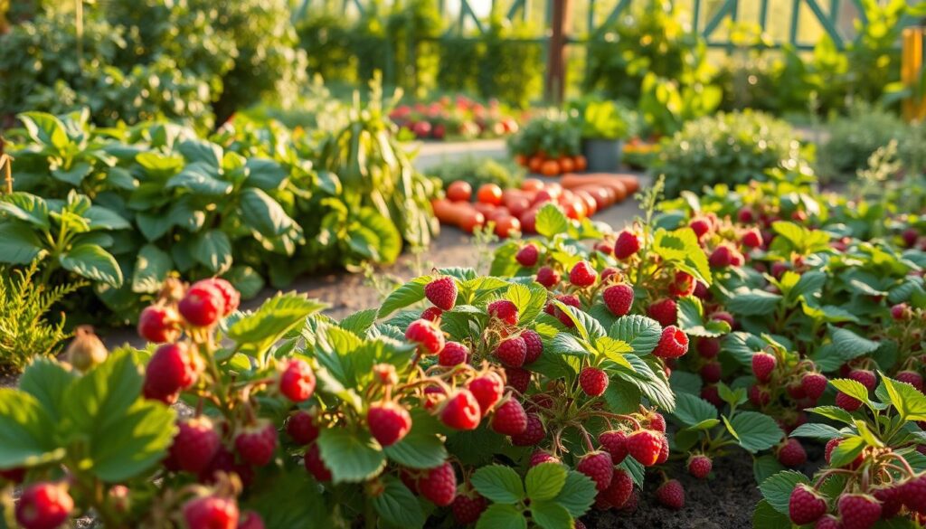 best plants to grow with raspberries