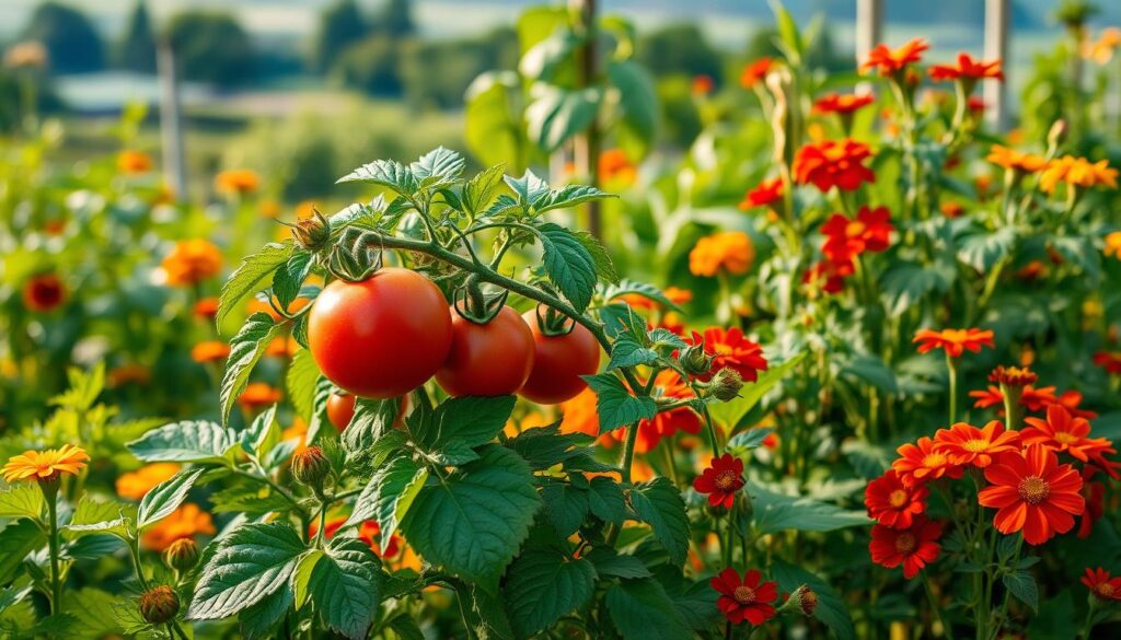 best plants to grow with tomatoes