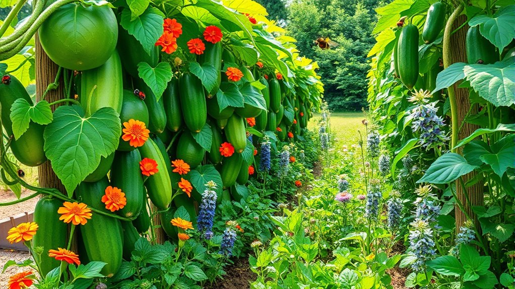 best cucumber companion plants