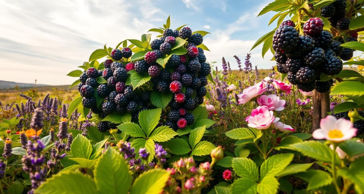 blackberry companion plants