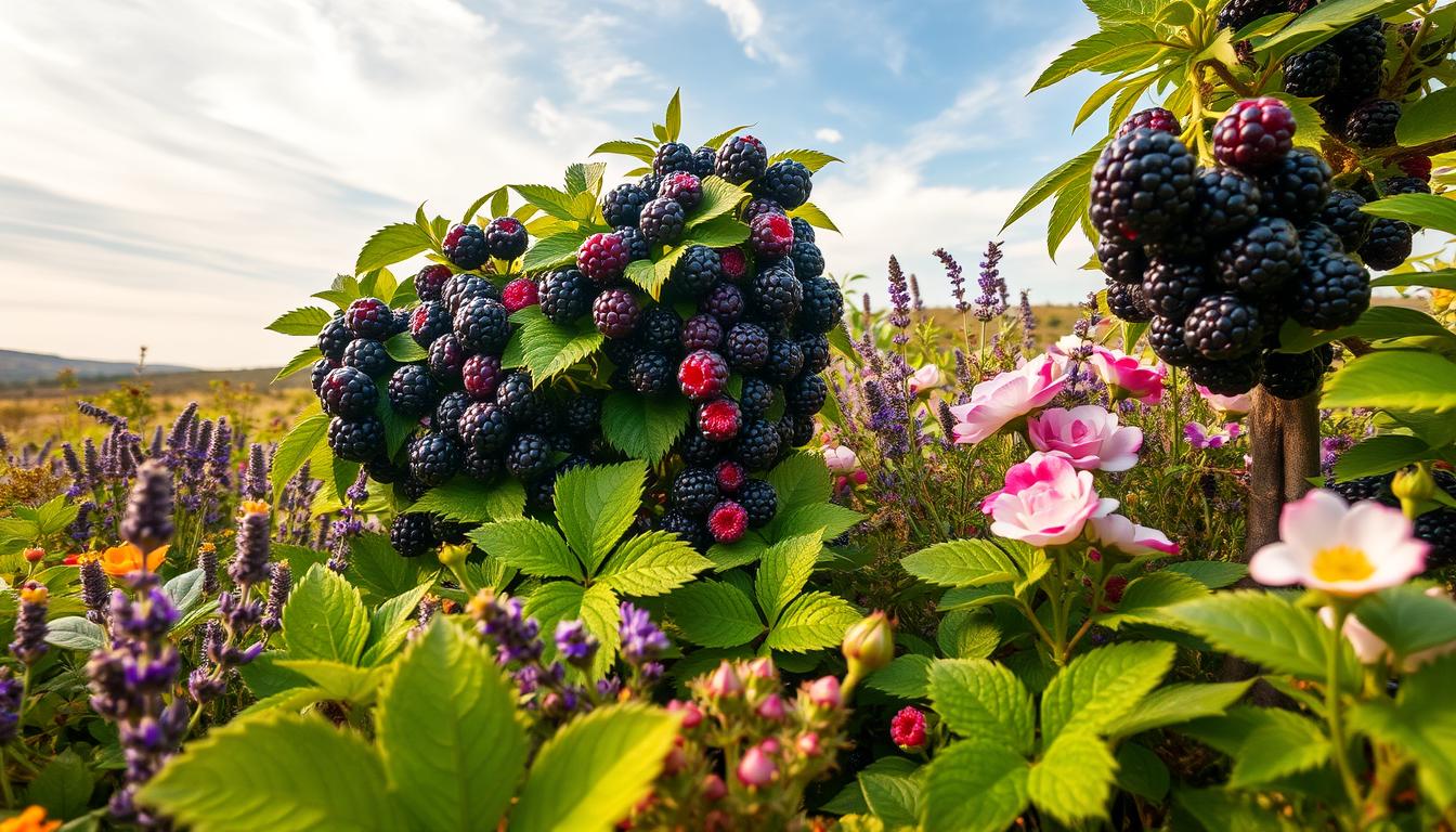 blackberry companion plants