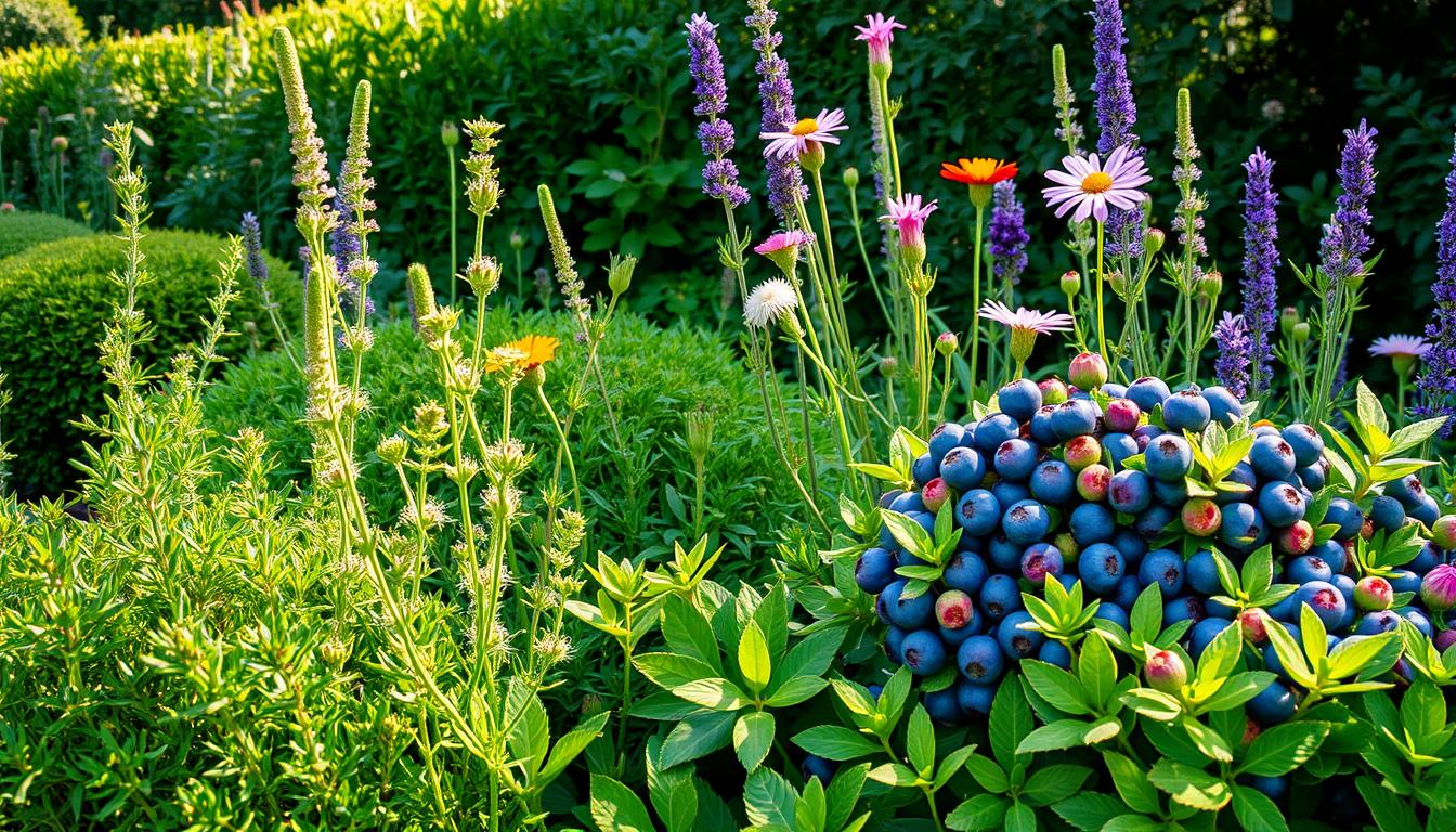 blueberry companion plants